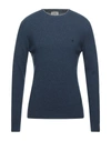 Brooksfield Sweaters In Slate Blue