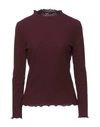 Only Turtlenecks In Maroon
