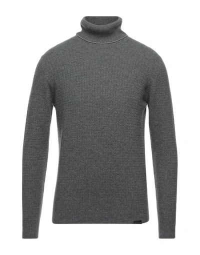 Brooksfield Turtlenecks In Lead