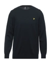 Lyle & Scott Sweaters In Dark Blue