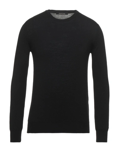 Roberto Cavalli Sweaters In Black
