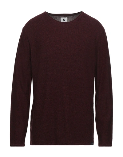 Garcia Sweaters In Maroon