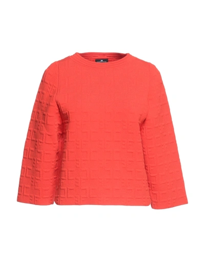 Elisabetta Franchi Sweaters In Red