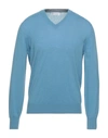 Brunello Cucinelli Sweaters In Sky Blue