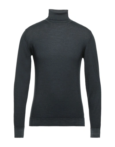 Wool & Co Turtlenecks In Deep Jade