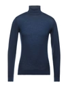 Wool & Co Turtlenecks In Dark Blue