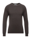 Paolo Pecora Sweaters In Brown
