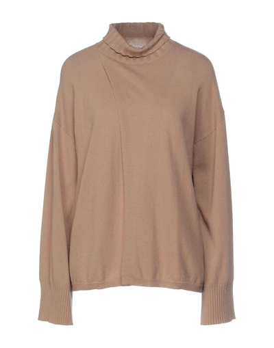 Marella Turtlenecks In Camel