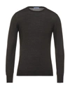 Gran Sasso Sweater In Dark Brown