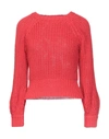 Maison Fl Neur Sweaters In Red