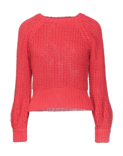 Maison Fl Neur Sweaters In Red