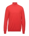 +39 Masq Turtlenecks In Red