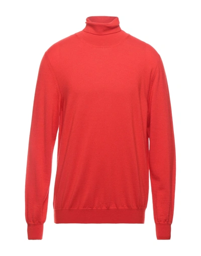 +39 Masq Turtlenecks In Red