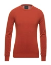 40WEFT 40WEFT MAN SWEATER RUST SIZE XXL WOOL, POLYAMIDE,14151354IJ 8