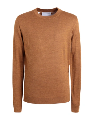 Selected Homme Sweaters In Beige