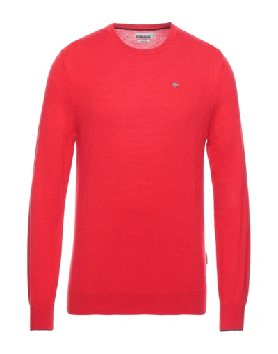 Napapijri Sweaters In Red