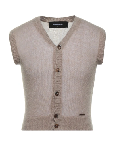 Dsquared2 Cardigans In Beige