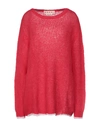 Marni Sweaters In Red