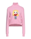 Chiara Ferragni Turtlenecks In Pink