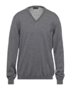 Zanone Sweaters In Lead