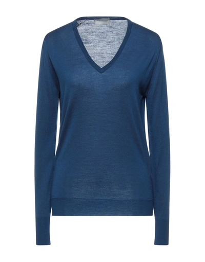 John Smedley Sweaters In Blue