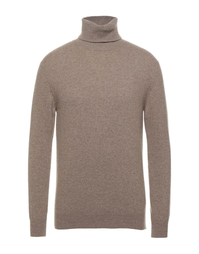 Dondup Roll-neck Jumper In Braun