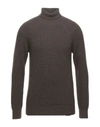 Brooksfield Turtlenecks In Brown