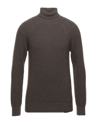 Brooksfield Turtlenecks In Brown