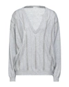 Brunello Cucinelli Sequin Embellished Jumper In Grey