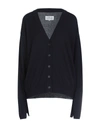 Maison Margiela Cardigans In Dark Blue
