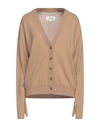 Maison Margiela Cardigans In Camel