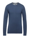 Paolo Pecora Sweaters In Slate Blue