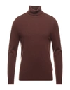 Paolo Pecora Turtlenecks In Brown