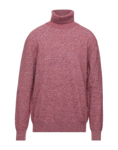 Kangra Cashmere Turtlenecks In Maroon