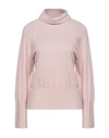Alpha Studio Turtlenecks In Pink