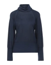 Alpha Studio Turtlenecks In Blue