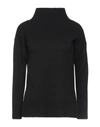 Alpha Studio Turtlenecks In Black