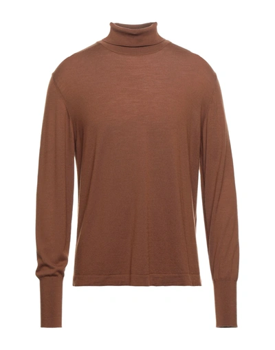 Eleventy Turtlenecks In Tan