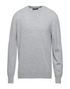 Alpha Studio Sweaters In Light Grey