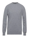 Alpha Studio Sweaters In Grey