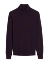 Dunhill Turtlenecks In Deep Purple