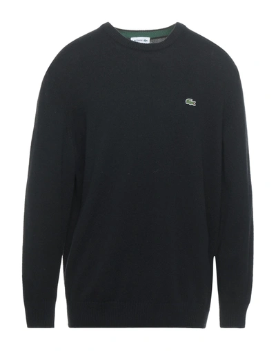 Lacoste Sweaters In Black