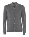 DUNHILL DUNHILL MAN CARDIGAN GREY SIZE XL WOOL, CASHMERE, MULBERRY SILK,14147385DN 3