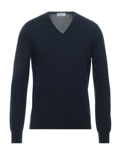 Gran Sasso Sweaters In Dark Blue