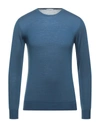 Paolo Pecora Sweaters In Slate Blue
