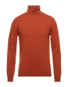 Alpha Studio Turtlenecks In Red