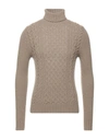 Drumohr Turtlenecks In Khaki