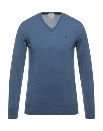 Brooksfield Sweaters In Blue