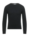 Grey Daniele Alessandrini Sweaters In Black