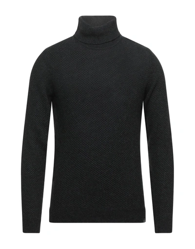 Brooksfield Turtlenecks In Steel Grey